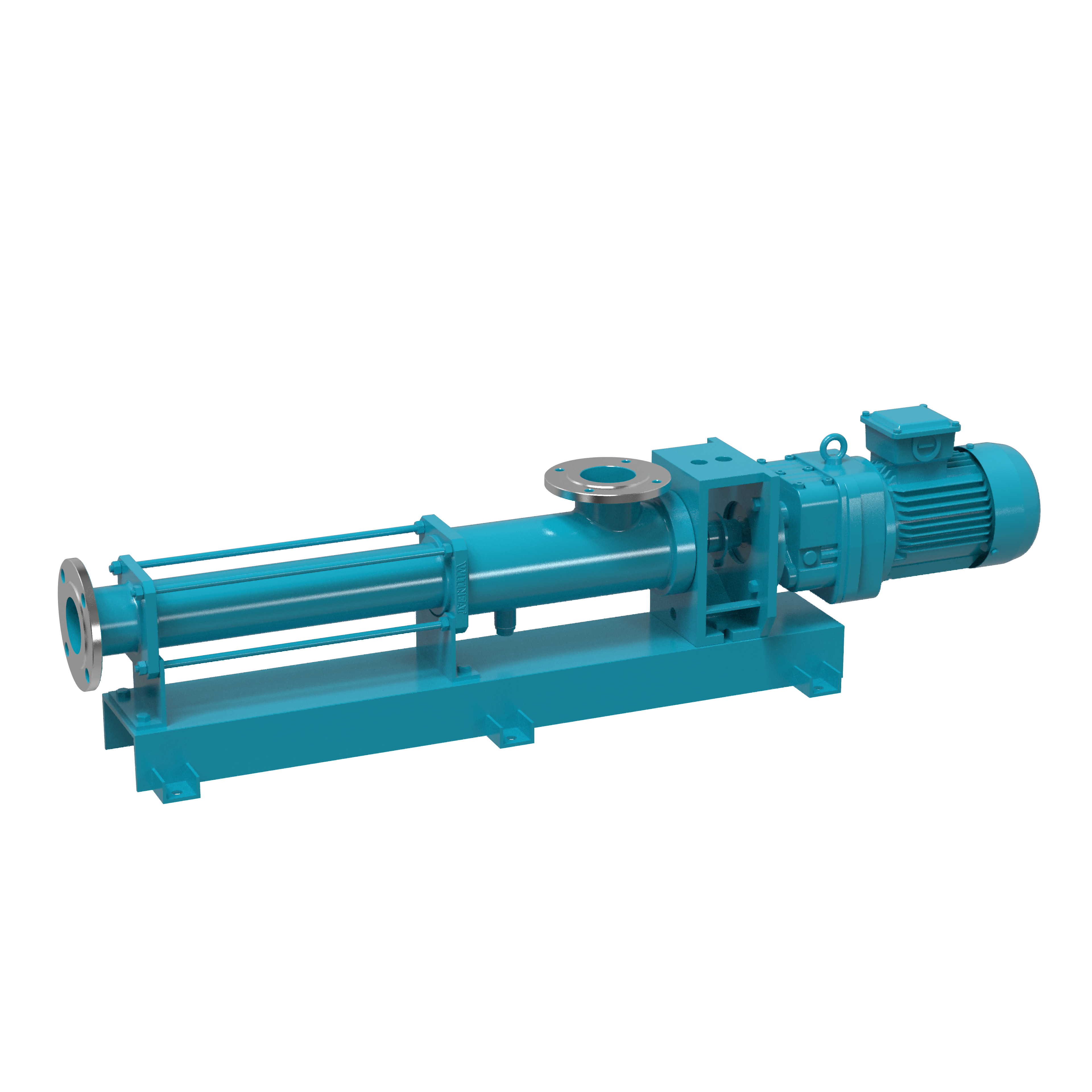 Head：60-300m Inlet/Outlet Range：DN25-DN300 NM Type Stainless Steel Single Screw Pump
